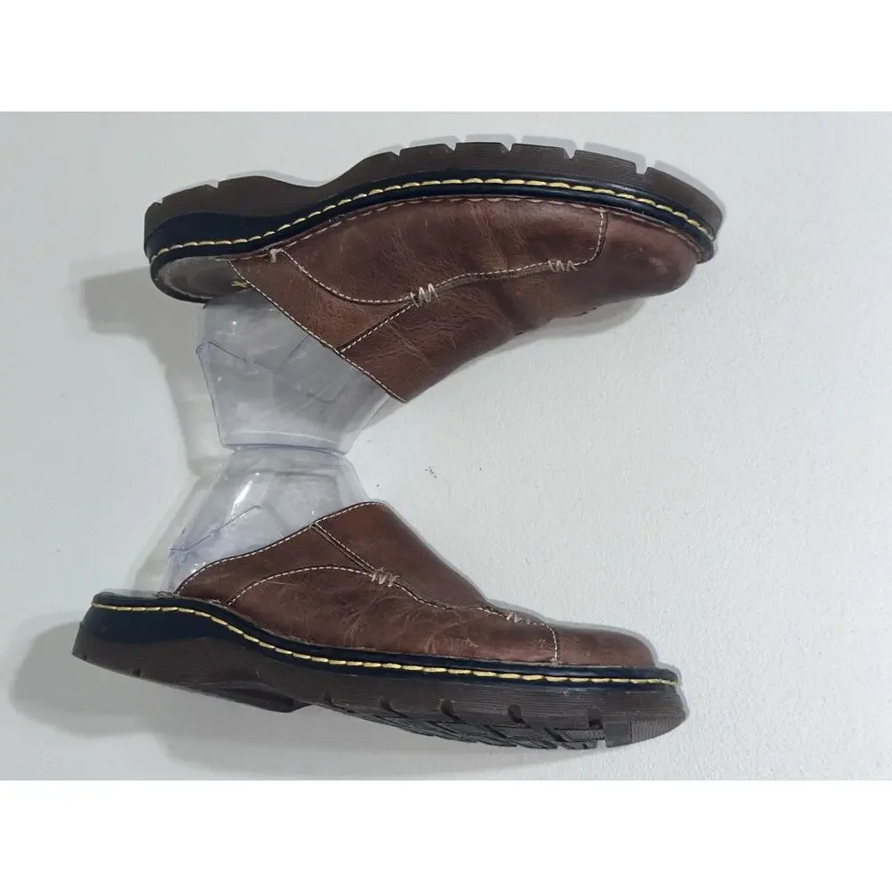 Dr. Martens AW004 Air Cushioned Brown Mule Slide-on Slippers Mens Sz-9 US 42 EU